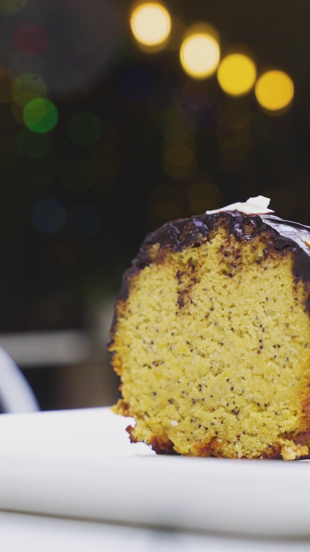 Rayiha Portakallı Bademli Kek | Glutensiz Rafine Şekersiz | 10 Kişilik